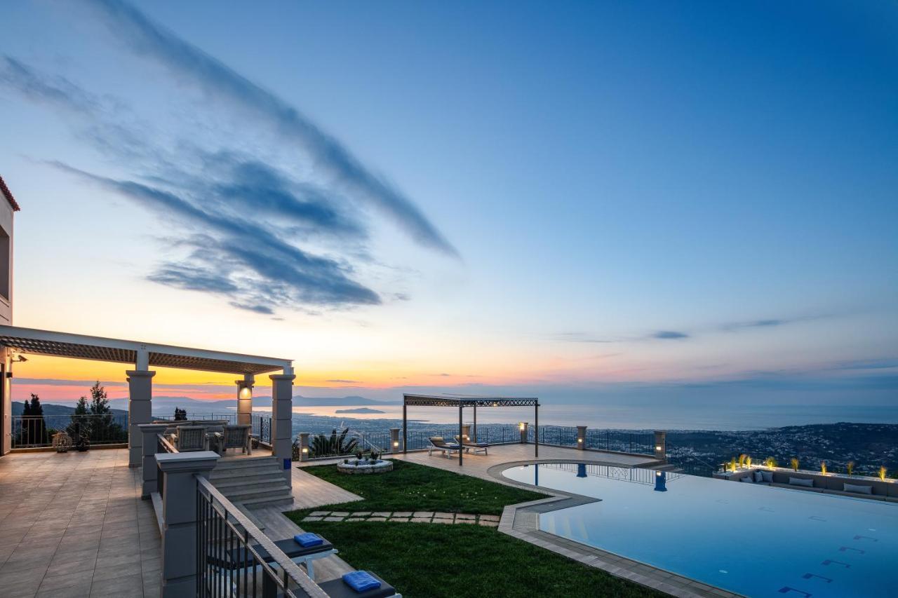 Villa Golden Hill Chania  Ngoại thất bức ảnh