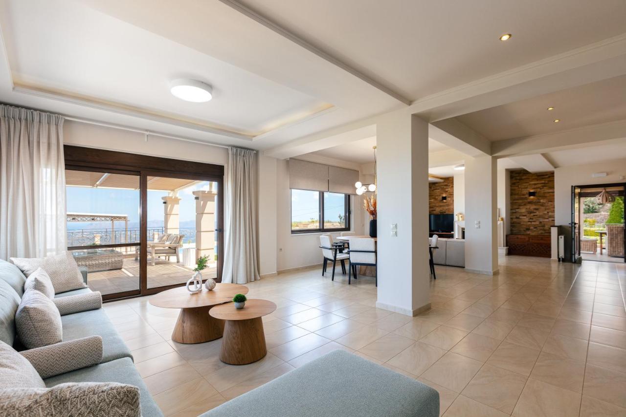 Villa Golden Hill Chania  Ngoại thất bức ảnh