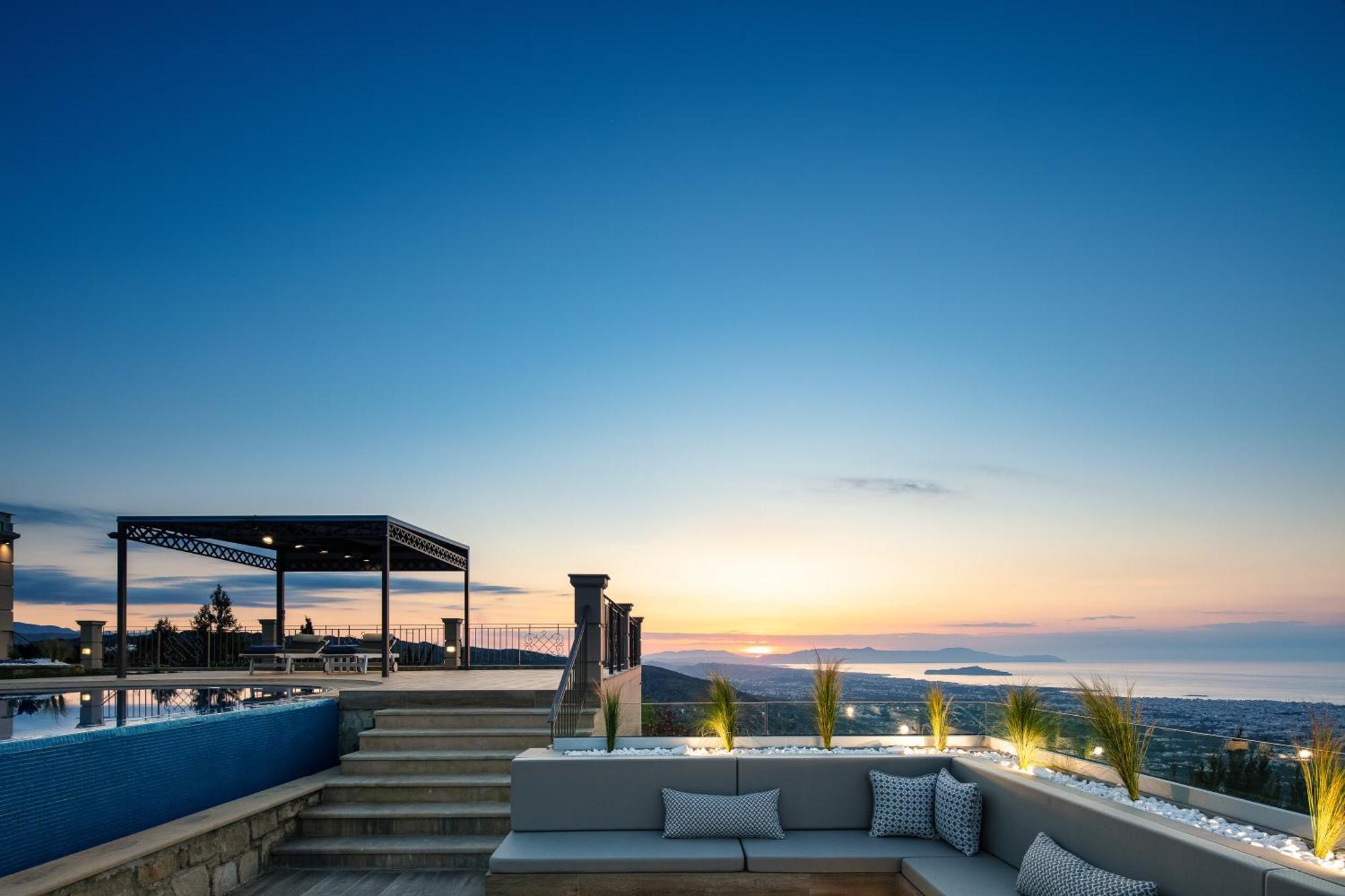 Villa Golden Hill Chania  Ngoại thất bức ảnh
